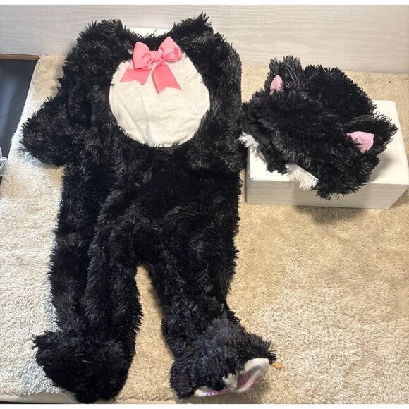 Inky Black Kitty Infant Costume 6-12 Months Noahs Ark Collection - Picture 3 of 5